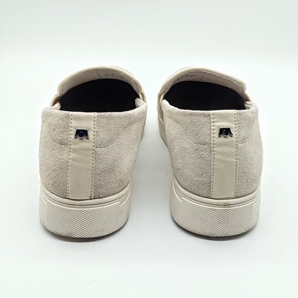 Birdies Swift Embossed Leather Suede Slip-On Sneakers - Picture 3 of 9